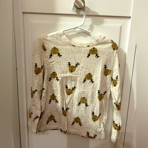 Old Navy girls Reindeer shirt